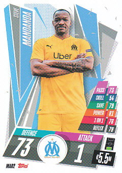 Steve Mandanda Olympique Marseille 2020/21 Topps Match Attax CL #MAR02